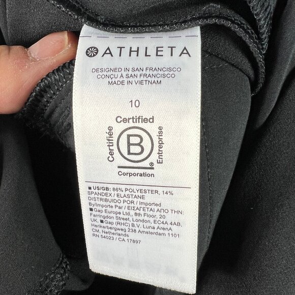 Athleta Endless Pants Women's 30x27* High Rise Ankle Black Versatile Tag 10 - Picture 8 of 16